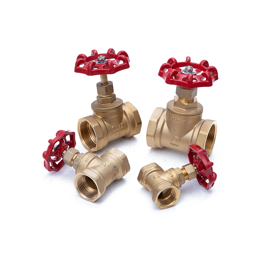 Piping Water System PN16 Iron Handle 1/2 - 3 4 Inch Brass Gate Valve Suitable for Drinkable Water