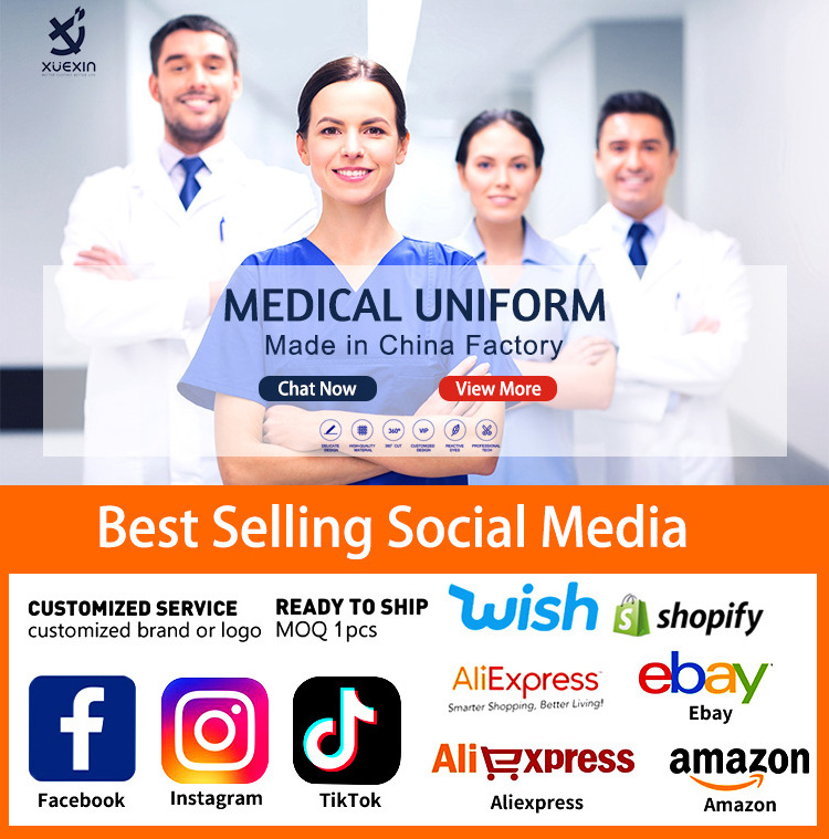 Dropshipping women medical scrub size as 3xl uniforms sets Scurbs Uniforms Womenswear Scrubs