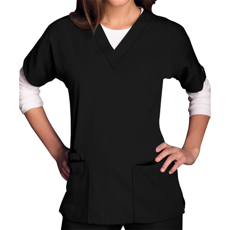 Top Quality Fashionable Women's Stretch Round-Neck Scrub Under Shirts Scrubs Inner