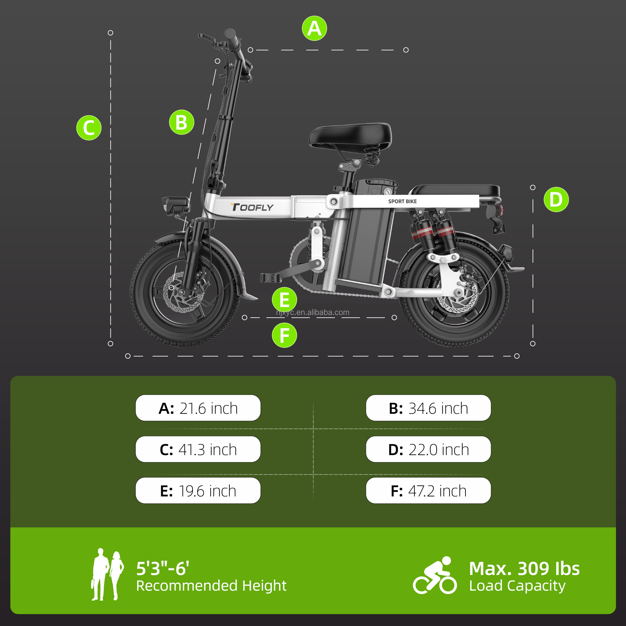 US Warehouse Cheap Adult 48V 15AH 500W Folding Electric Bike /fat tire Electric Bicycle / Moped With Pedal Drop Shipping EBike