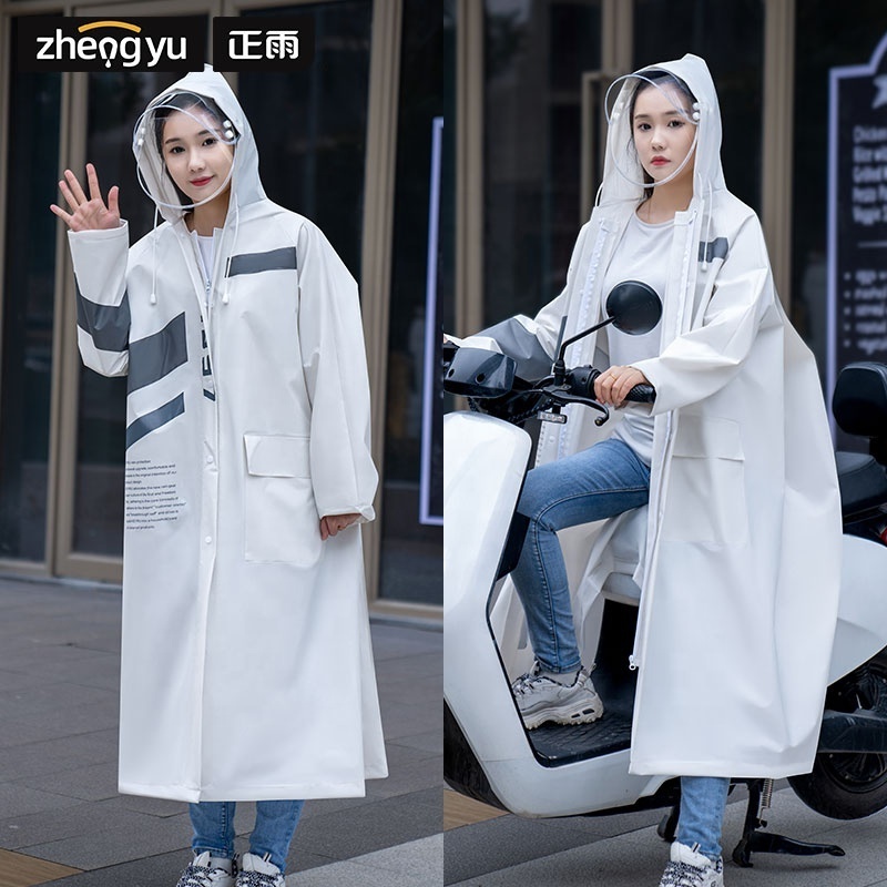 Custom logo Rain poncho long full-body women's one-piece outdoor hiking new waterproof rain coat jacket