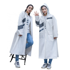 Custom logo Rain poncho long full-body women's one-piece outdoor hiking new waterproof rain coat jacket