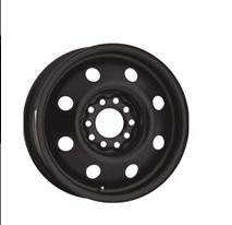 black finishing 14 inch car wheel positive offset steel wheel rims