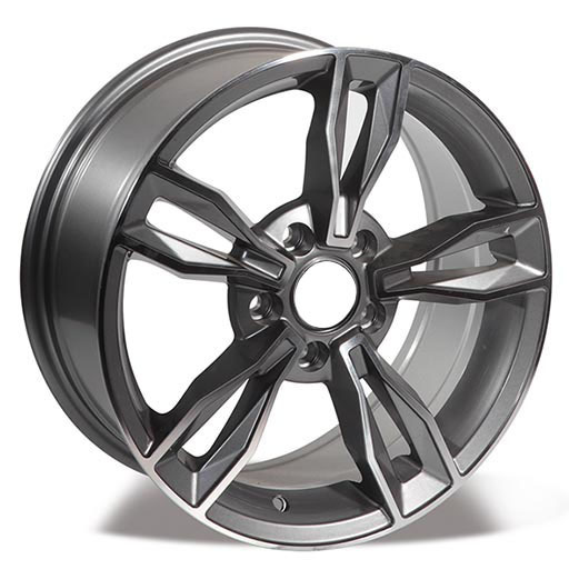 grey finishing 16 inch alloy wheels star rims for cars with 5 holes