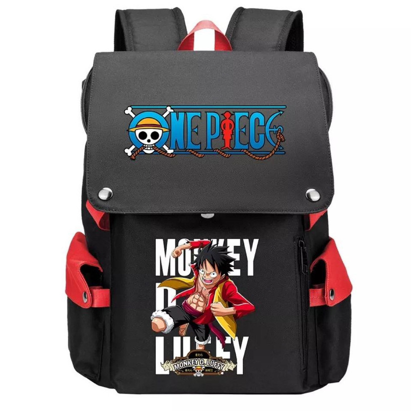 Japan Anime Cartoon Kids Children Students Piece Lufy Schoolbags Backpacks