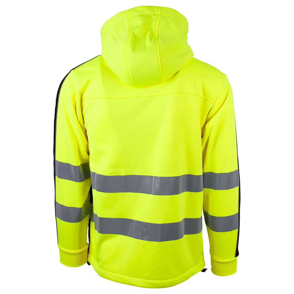 Pakistan Factory Supply High Visibility Workwear Reflective Softshell Jackets Custom Construction Working Clothes Jackets