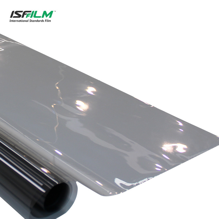 ISFFILM 100%UVR Car window film Cheap Price 5%-90% Vlt Solar Film Tint Window Tint Film