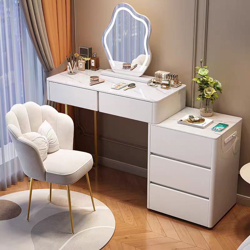 Dressing table bedroom modern master bedroom new Nordic desk locker integrated makeup mirror table