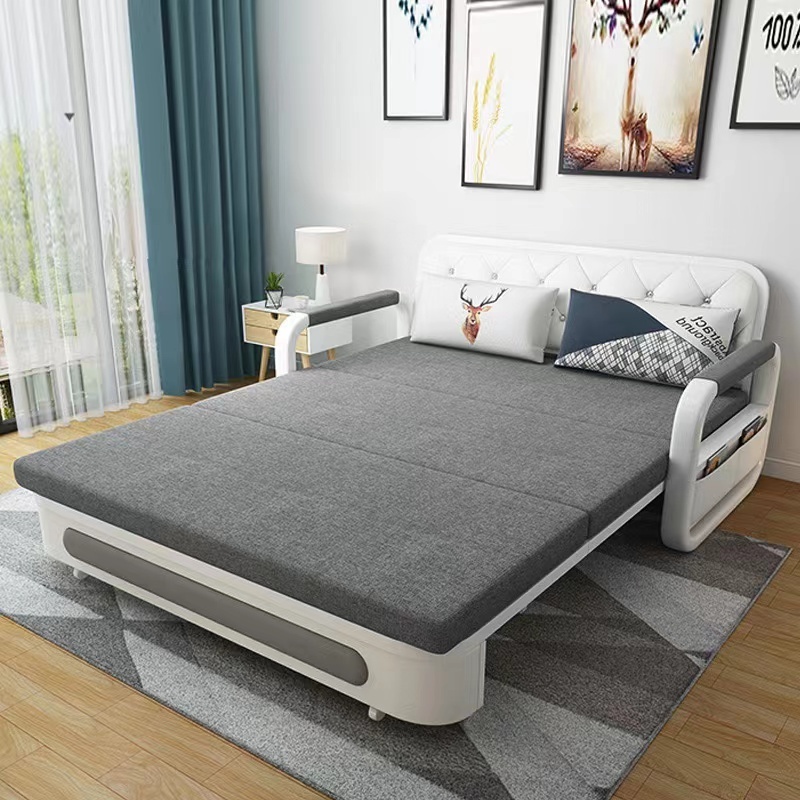 Modern Multifunctional Foldable Sofa Bed Sliding and Storage Sofa Bed for Living Room Furniture