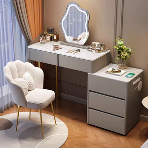 Dressing table bedroom modern master bedroom new Nordic desk locker integrated makeup mirror table