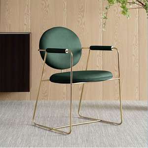 Modern Stainless Steel Dining Chair Adjustable for Hotel or Restaurant Cheap Price Metal Seat with Metal Design