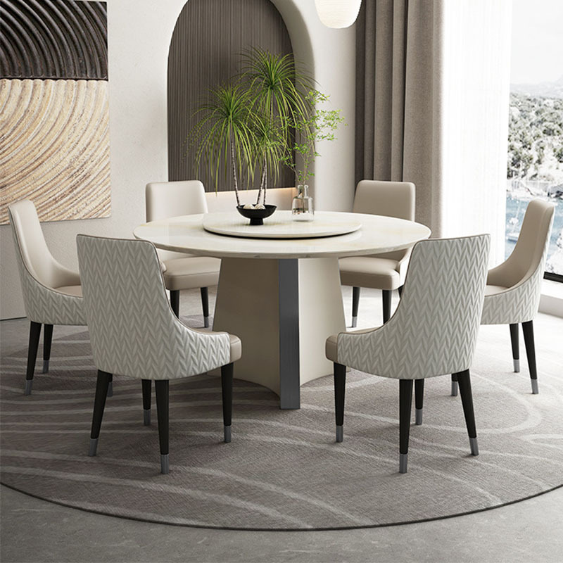 Wholesale Luxury Design Dining Room Furniture Soft Upholstered Metal Dining Chairs for Living Room Relax Chair