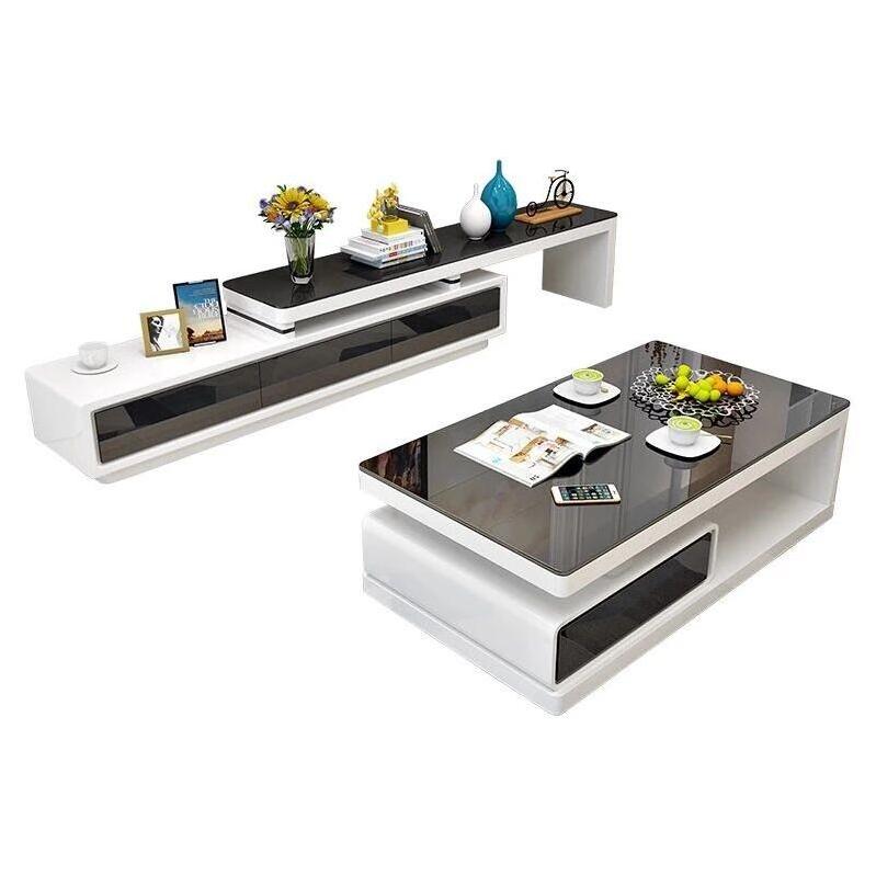 Factory wholesale New Classic Living Room tempered Glass Top Central Coffee Table