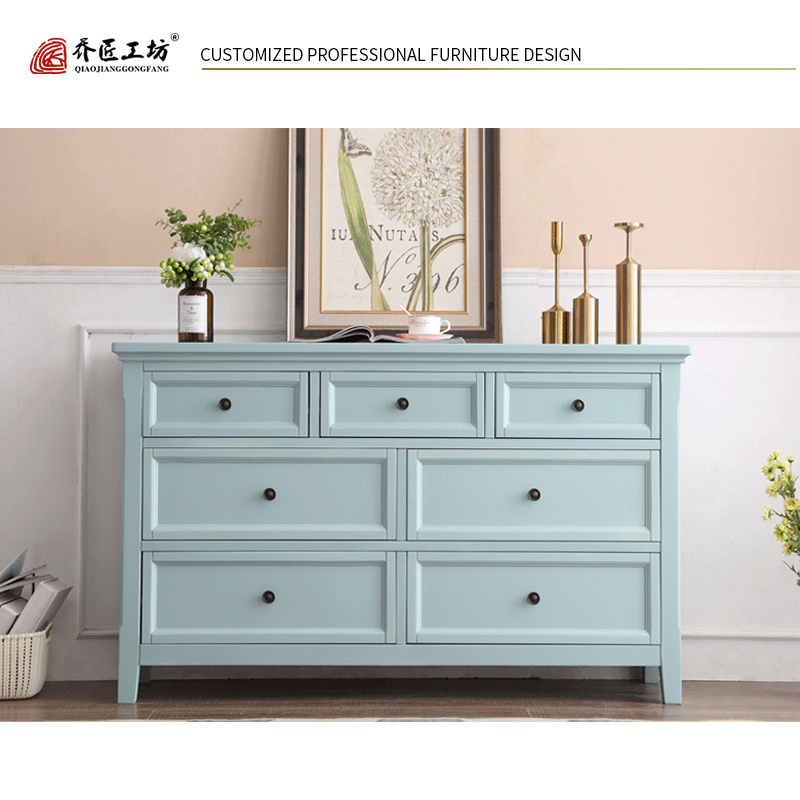 Wholesale Dresser Chest America Style Bedroom 6 Chest Of Drawers Cabinet For Bedroom Furniture