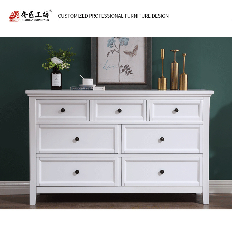 Wholesale Dresser Chest America Style Bedroom 6 Chest Of Drawers Cabinet For Bedroom Furniture