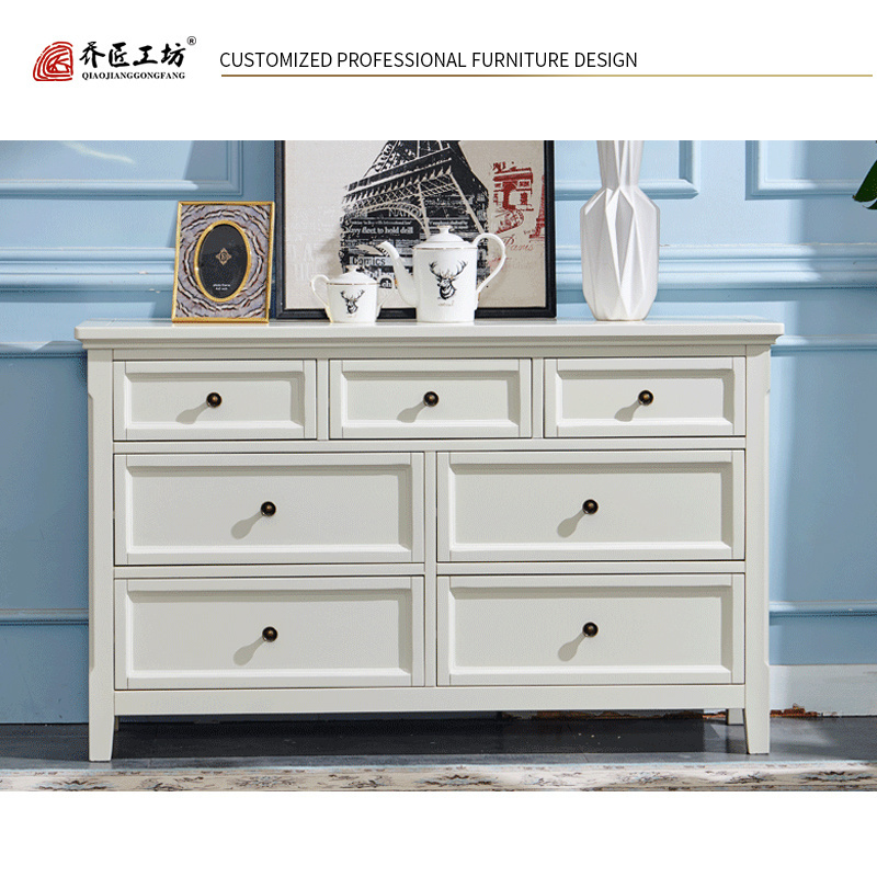 Wholesale Dresser Chest America Style Bedroom 6 Chest Of Drawers Cabinet For Bedroom Furniture