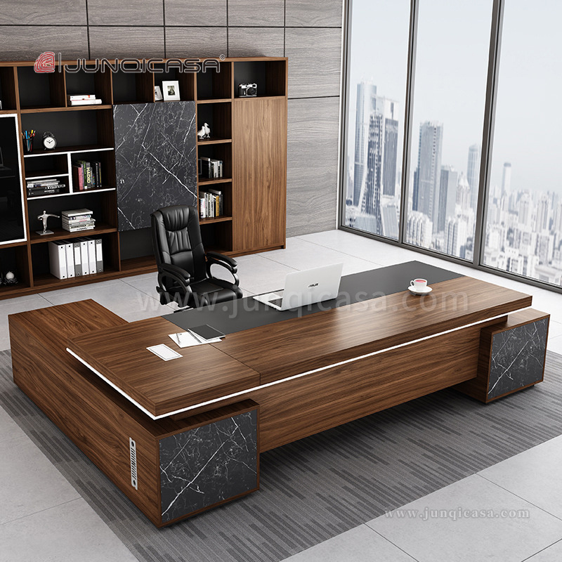 Luxury Design Office Boss Table Solid Wood Office Desk Executive Computer Office Table Furniture