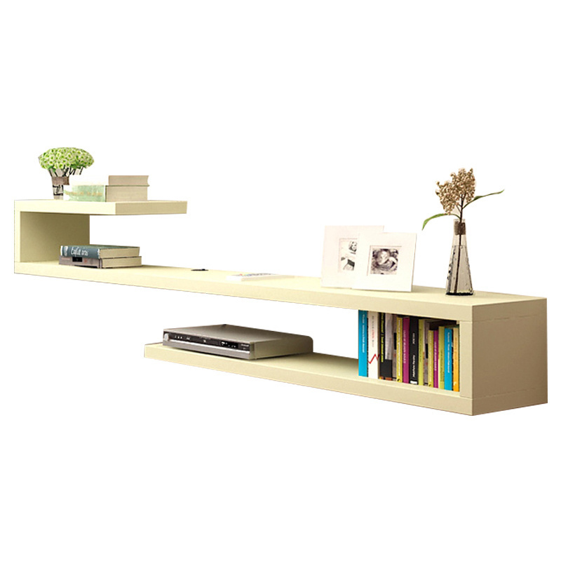 Modern Wall Mounted Media Console Multi-function Floating TV Stand Shelf