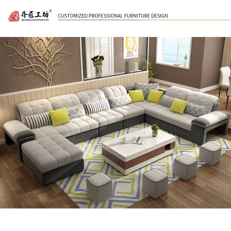 2019 Hottest Simple C Shaped Sofa For Livingroom