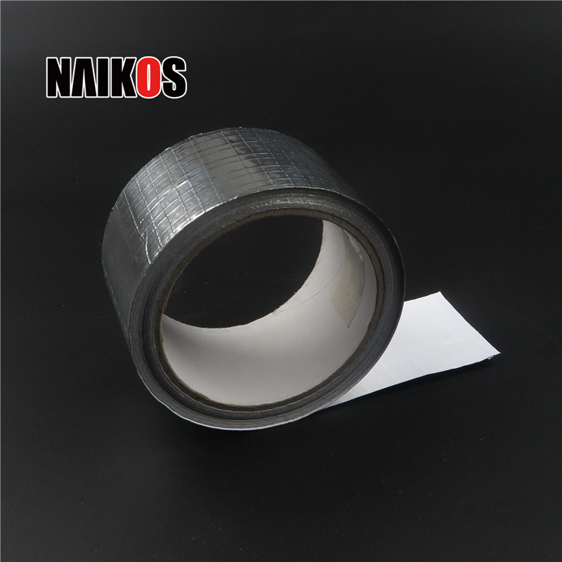 Glass Fiber Insulation Silver Cloth Grid Reinforced Duct Aluminium Foil Adhesive Tape