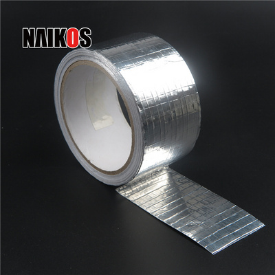 Glass Fiber Insulation Silver Cloth Grid Reinforced Duct Aluminium Foil Adhesive Tape