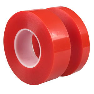 4965 Red Liner Clear Polyester Film Strong Acrylic Adhesive Double Sided PET Tape