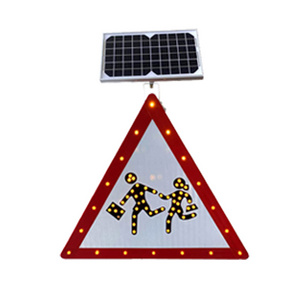 Solar Powered Traffic Road Sign Emergency Exit Safety Warning Traffic Signs