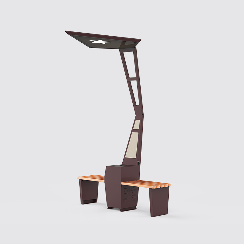 solar panel intelligent tree sandbeach solar benches