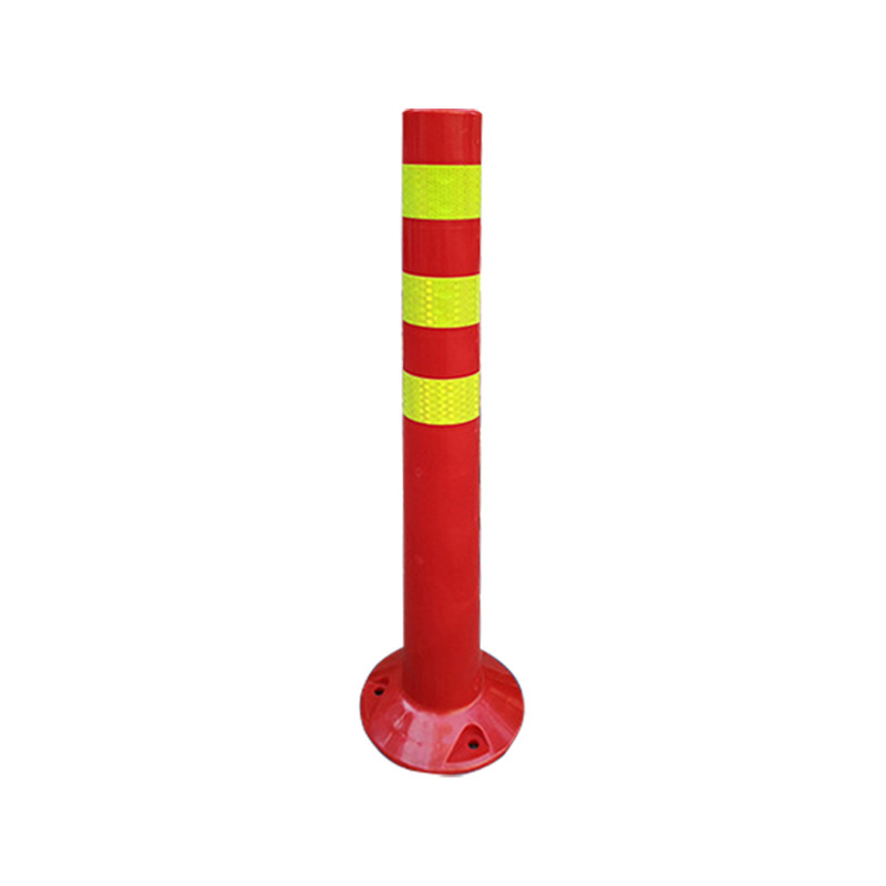 Factory High Flexible bollards PU Warning Post Road Safety Traffic Delineator Post 75cm 100cm