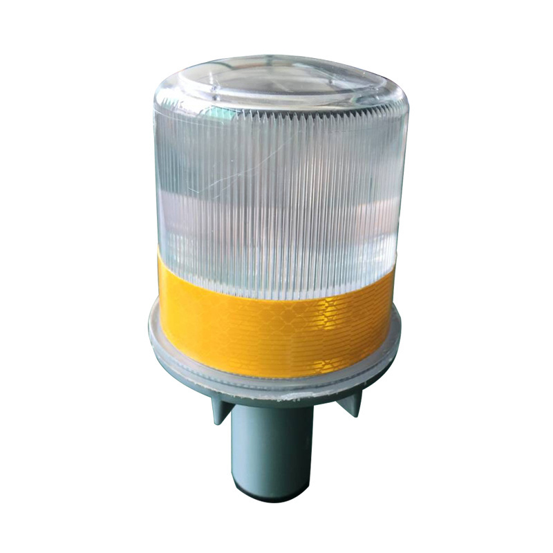 led flashing road safety light solar traffic cone warning light