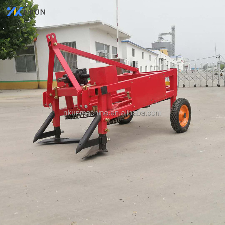 Walking tractor peanut harvester machine two rows groundnut digger and picker for sale