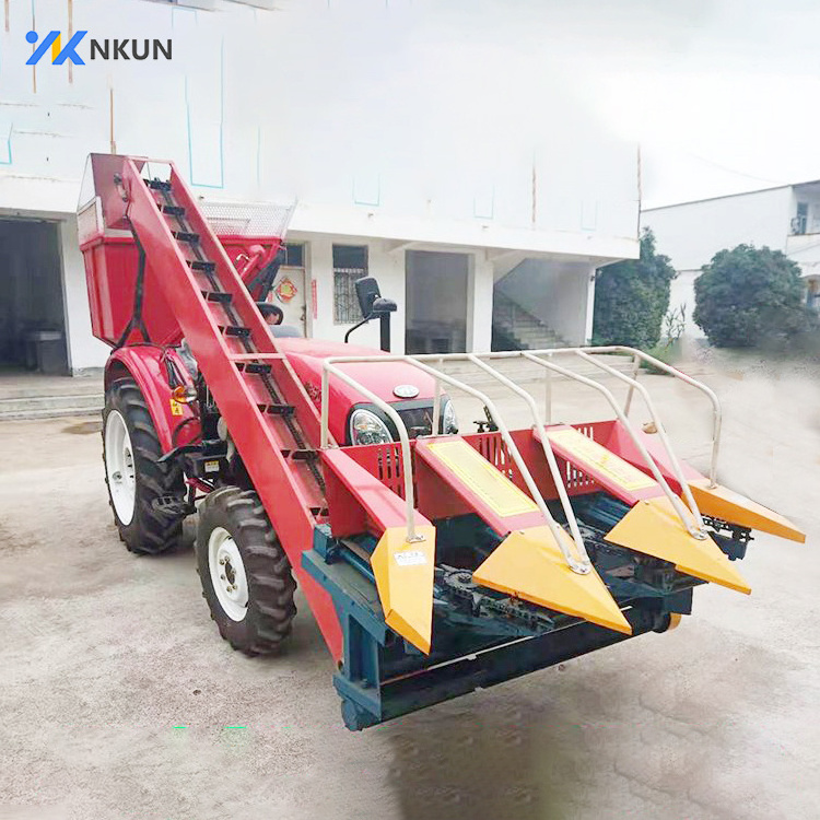 Tractor mounted corn maize harvester sweet corn harvester machine for corn cob harvest