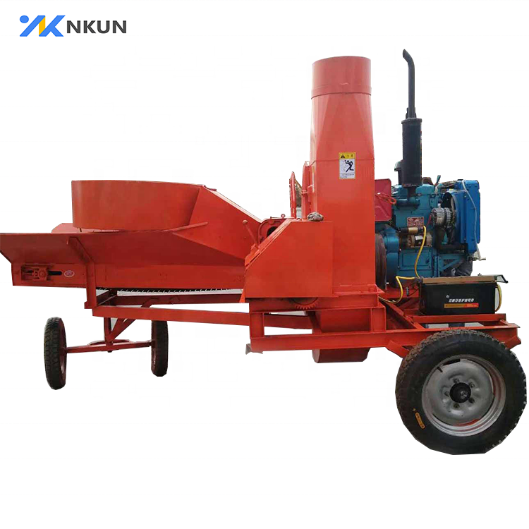 China hot sale mini silage machine grass grinder and chopper with diesel engine