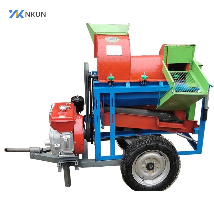 small capacity multi crop thresher machine bean grain thresher with low price