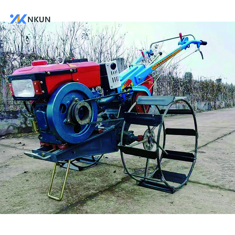 2024 year Mini 12 hp 18hp 15hp 20hp hand walking tracotr agricultural two wheel plough tractor diesel engine