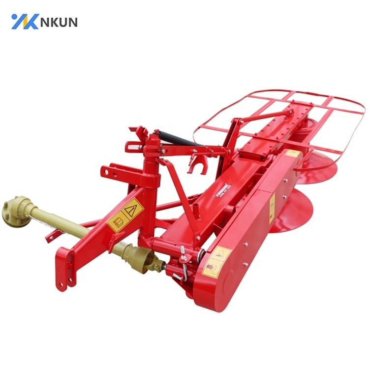 High efficiency walk behind lawn mower grass mower machine rotary disc mower