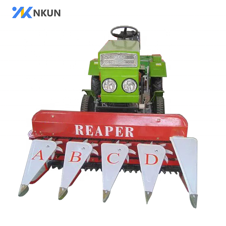 manual paddy reaper tractor soybean harvester reaper for sale