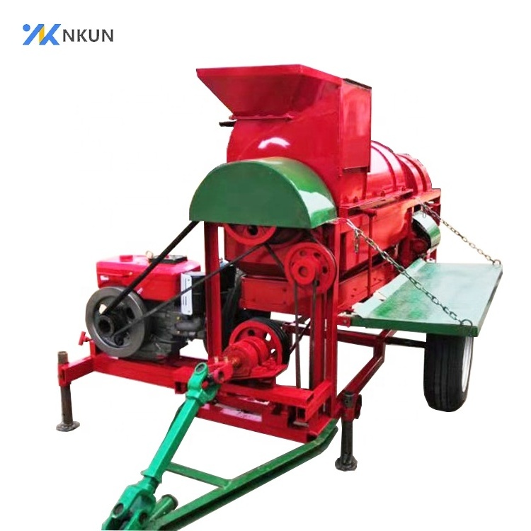 small capacity multi crop thresher machine bean grain thresher with low price