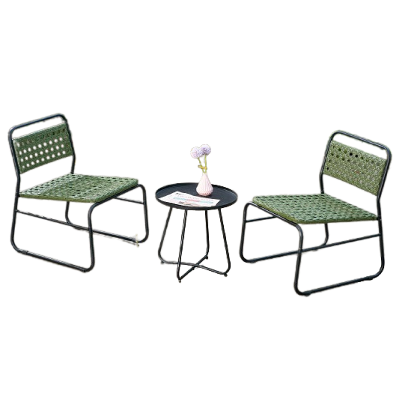 BeNK Narcicuss Set 3 PCS wicker furniture Garden Bistro Set wicker Furniture wicker furniture rattan chair with wide armrest