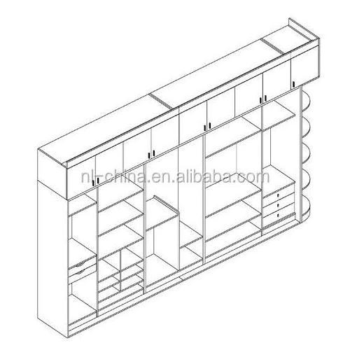 moisture proof wpc 3 door bedroom wardrobe design