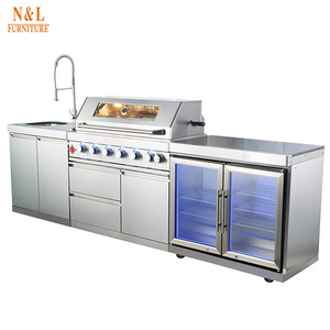 commercial outdoor kitchen/Stainless steel bbq gas grill/gas bbq grill