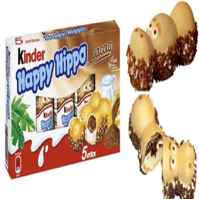 Kinder Happy Hippo Biscuits 3-PACK 3x103.5g/3x3.65oz