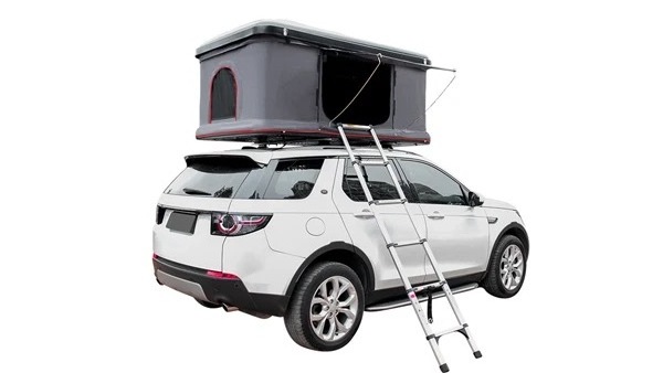 Camping Waterproof Triangular Tent Box Rooftop Aluminum Hard Shell Car Roof Top Tent With Roof Rack