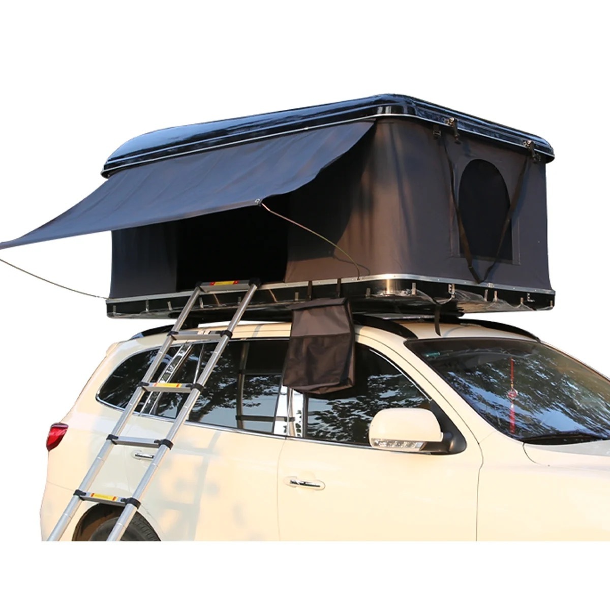 Best quality outdoor Canvas camping box ABS automatic hard shell roof top car rooftop tent for sale.