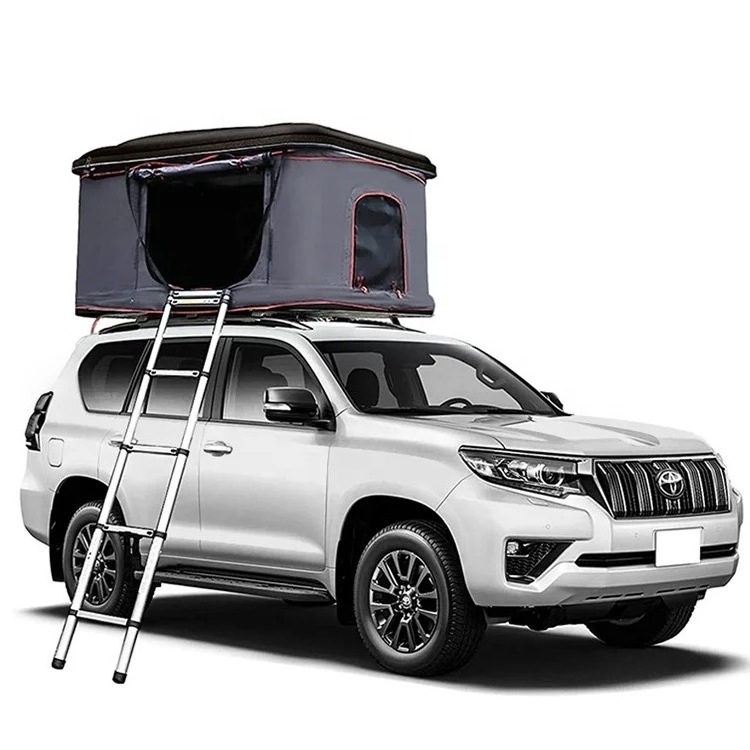 Cheap quality outdoor Canvas camping box ABS automatic hard shell roof top car rooftop tent for sale.