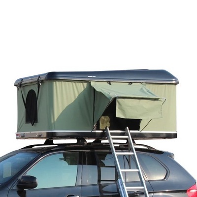 Folding 4x4 Wd Suv pop-up open outdoor Canvas camping box ABS automatic hard shell roof top car rooftop tent for sale.