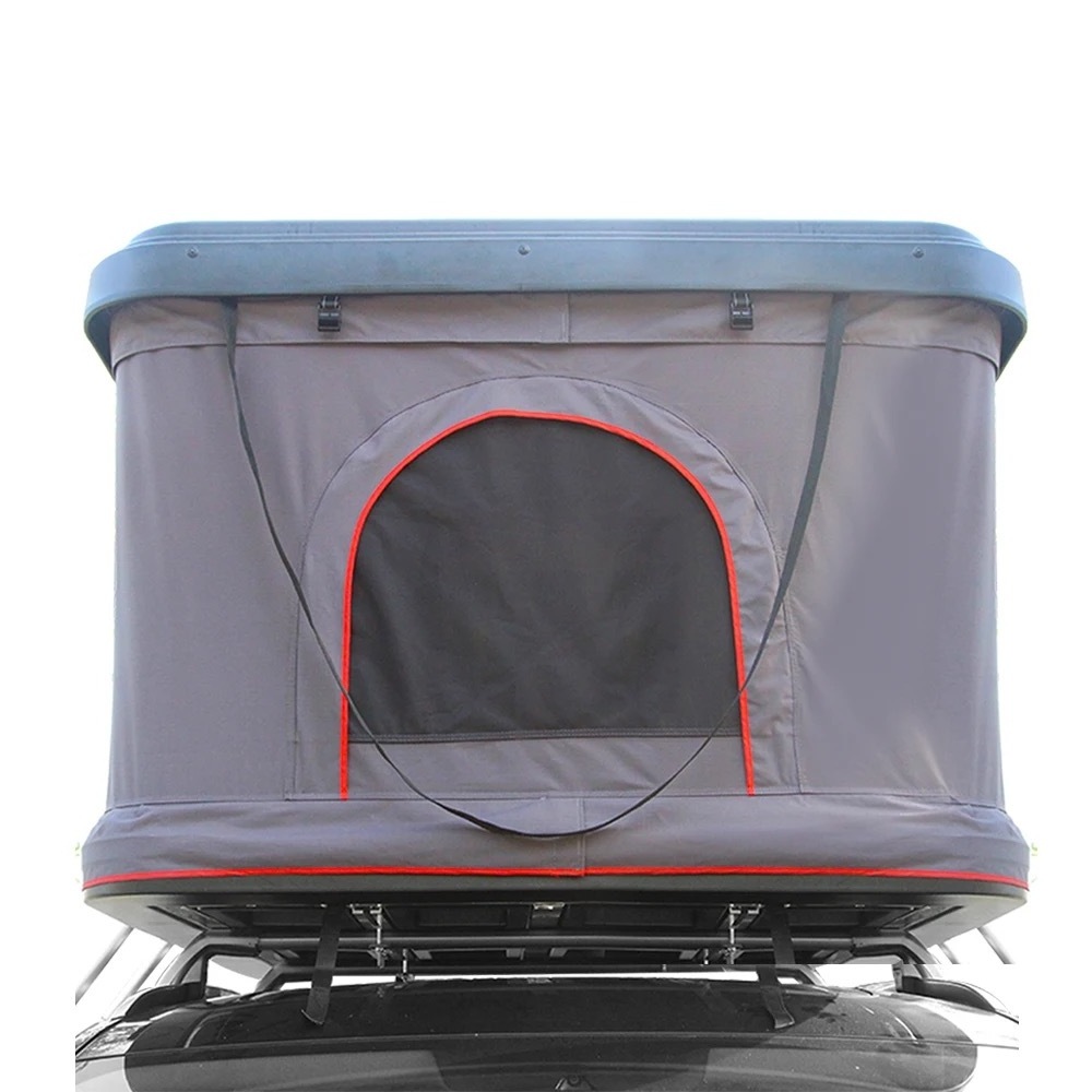 Cheap quality outdoor Canvas camping box ABS automatic hard shell roof top car rooftop tent for sale.