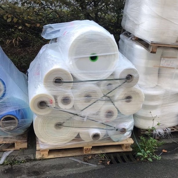 Top Grade LDPE LLDPE GPPS PP PE Natural Plastic Film Scrap Recycled Plastic Waste Film Scrap LDPE