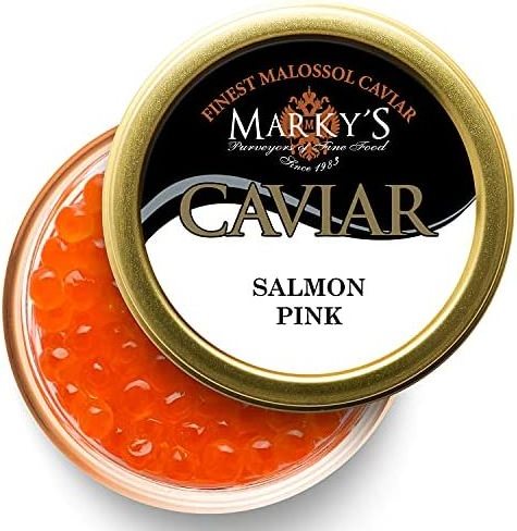 orange caviar ready to eat capelin fish roe