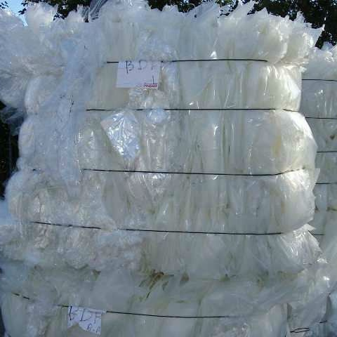 Top Grade LDPE LLDPE GPPS PP PE Natural Plastic Film Scrap Recycled Plastic Waste Film Scrap LDPE